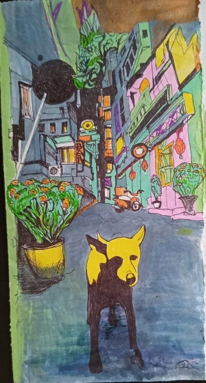 Russian Artist Draws Beautiful Artworks About Vietnam