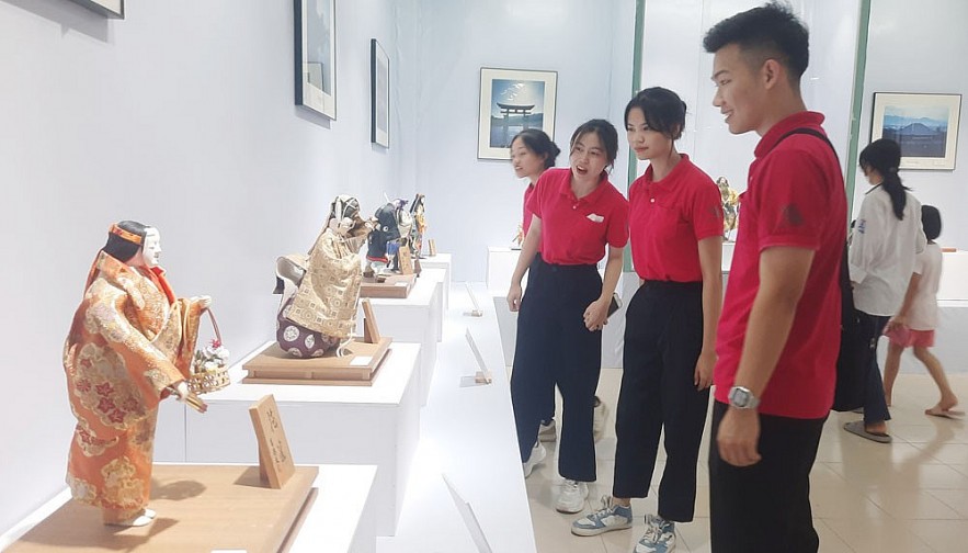 Japanese Dolls Displayed in Bac Giang province