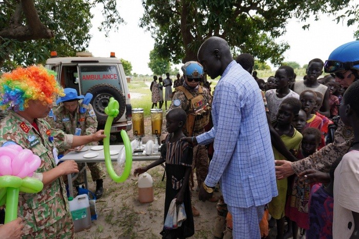Level-2 Field Hospital Rotation 5 Conducts Volunteer Mission in South Sudan