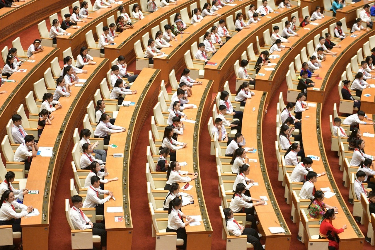 First "Children's National Assembly" Mock Session Raises Concerns about Child Safety