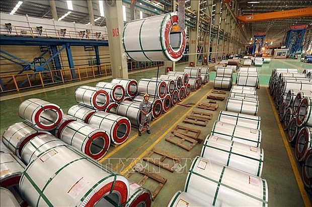 Steel is one of the Vietnamese products subjected to trade defence investigations by the US. Photo: VNA