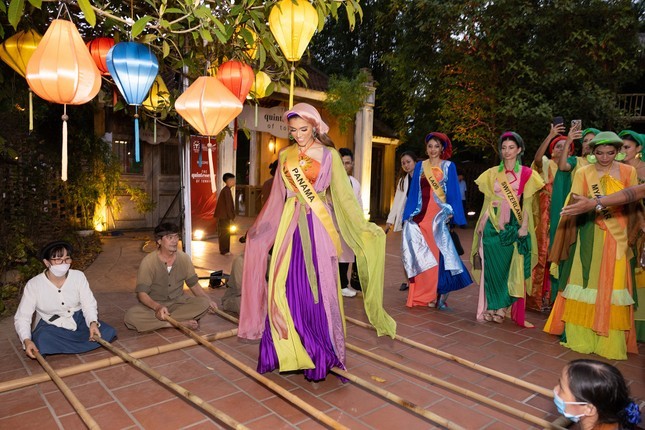 Miss Grand International 2023 Contestants Show Off Vietnamese Traditional Costumes