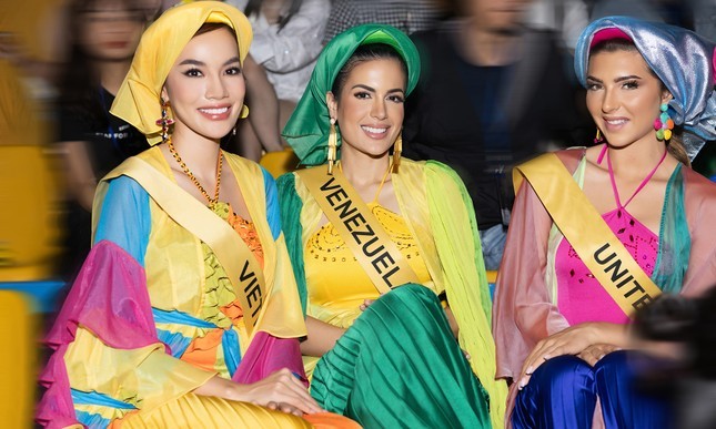 Miss Grand International 2023 Contestants Show Off Vietnamese Traditional Costumes