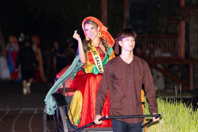 Miss Grand International 2023 Contestants Show Off Vietnamese Traditional Costumes