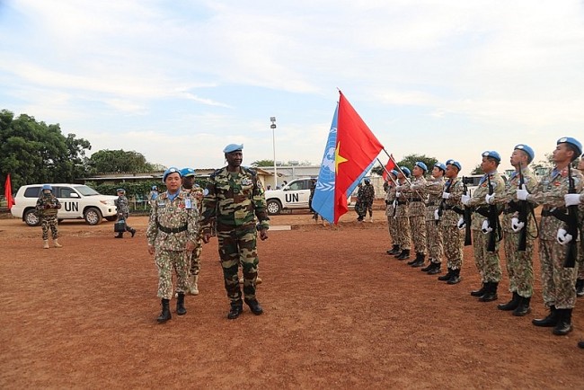 United Nations Military Advisor Visits Vietnam's Military Engineering Unit