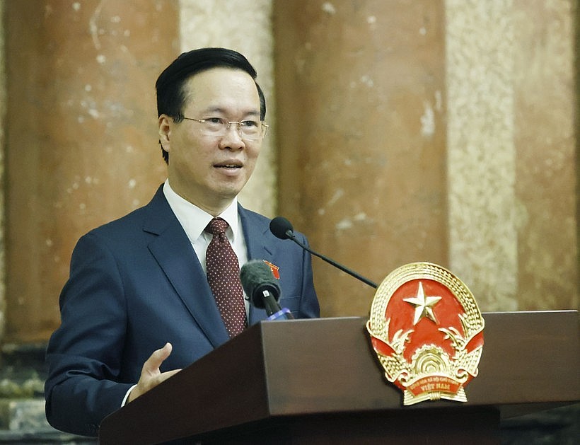 President Vo Van Thuong: Vietnam Participates in Global Humanitarian Movement