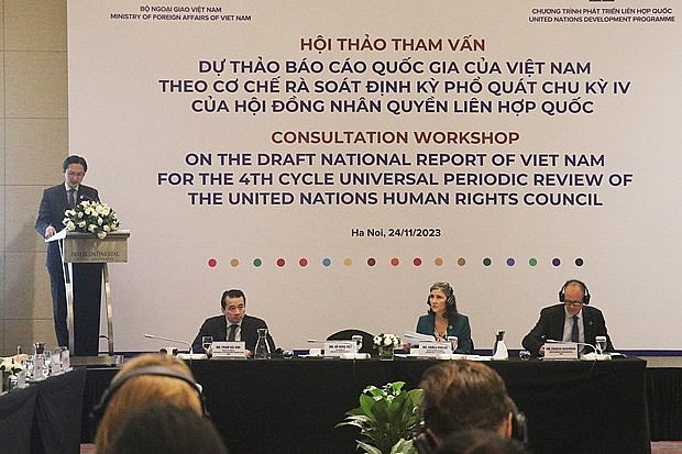 At the consultation workshop (Photo: VNA)
