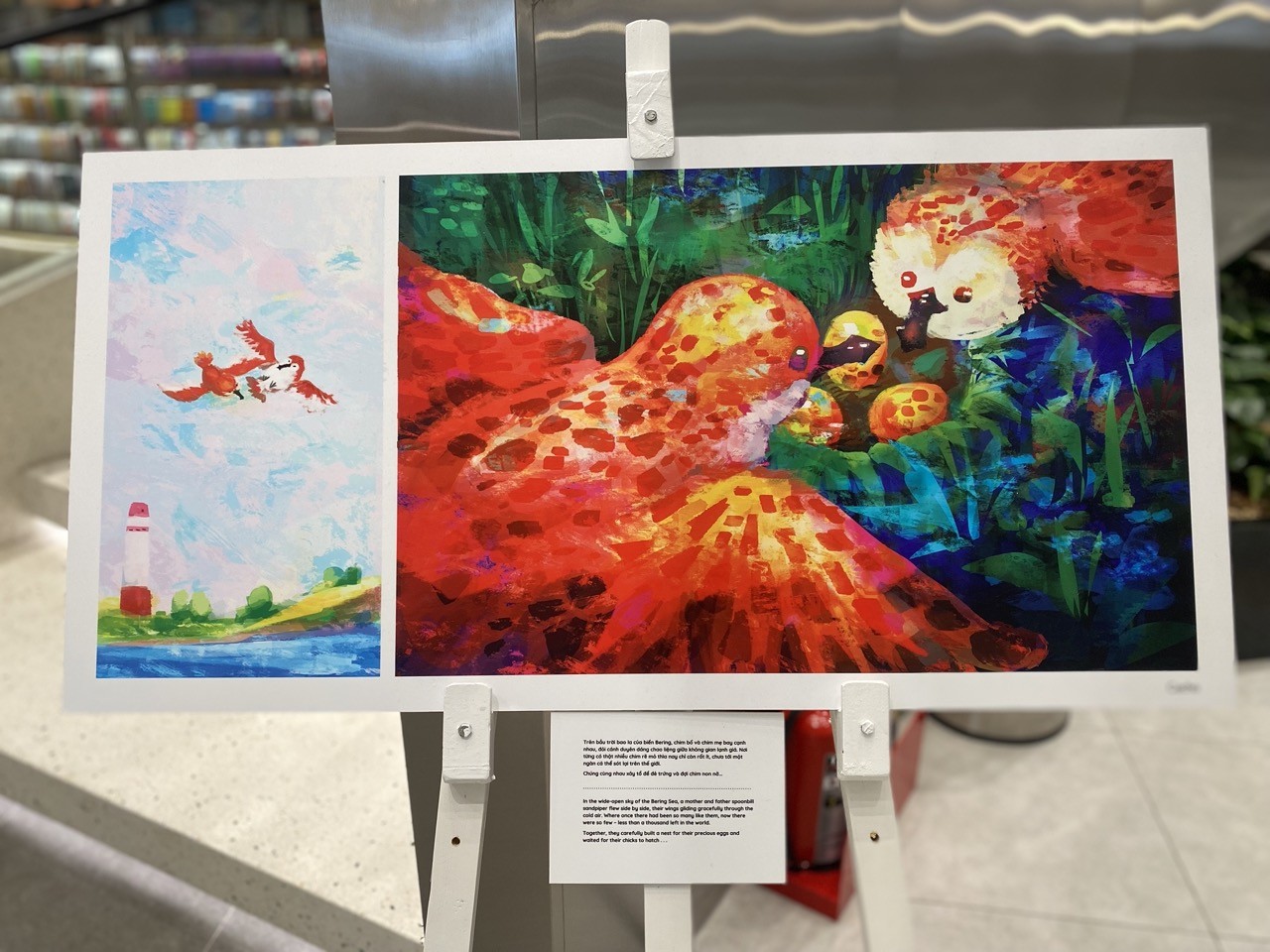 Illustration Exhibition Lotte Mall West Lake Hanoi,