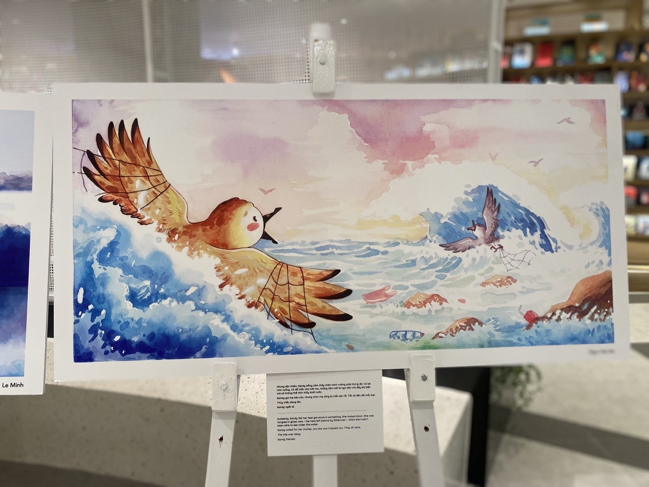 Illustration Exhibition Lotte Mall West Lake Hanoi,