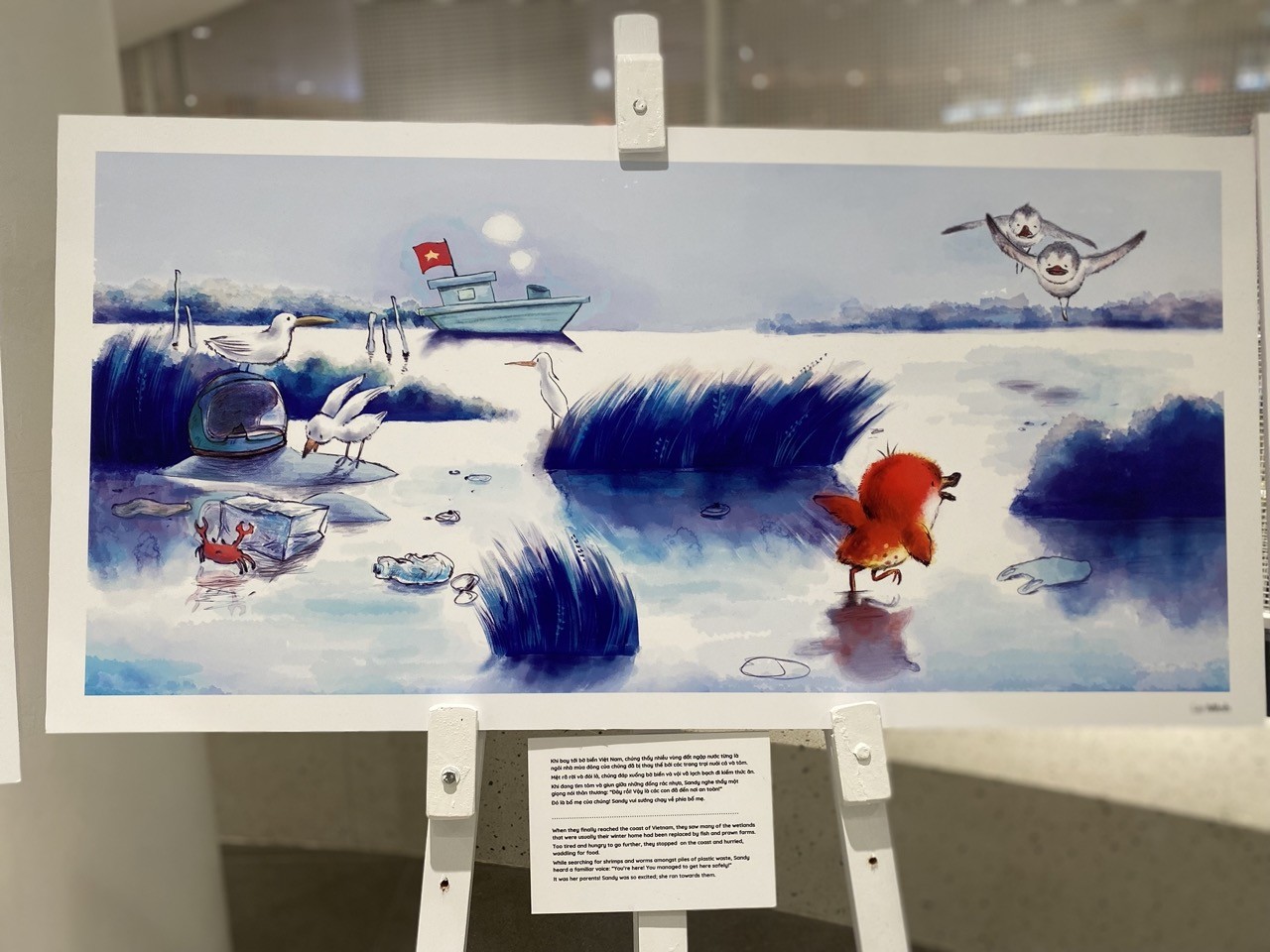 Illustration Exhibition Lotte Mall West Lake Hanoi,