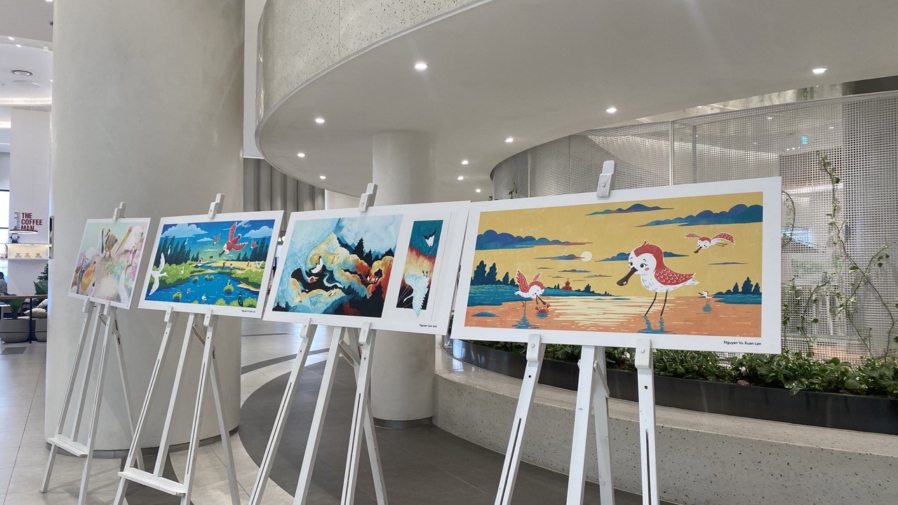 Illustration Exhibition Lotte Mall West Lake Hanoi,