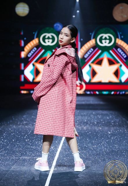 Vietnamese child model Tran Bao Chau. 