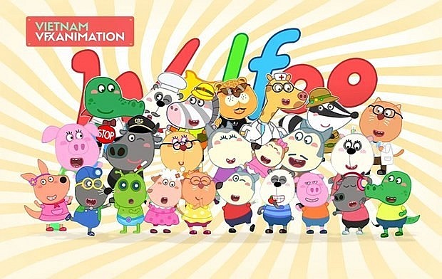 Vietnamese animation company sets two records in film copyrights: Wolfoo, a long-running animated series, is the flagship IP of the company. (Photo: Sconnect Vietnam)