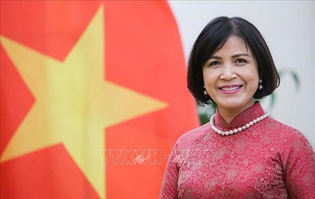 Ambassador Le Thi Tuyet Mai, head of the Permanent Mission of Vietnam to the United Nations, WTO and other international organizations in Geneva (Photo: VNA)