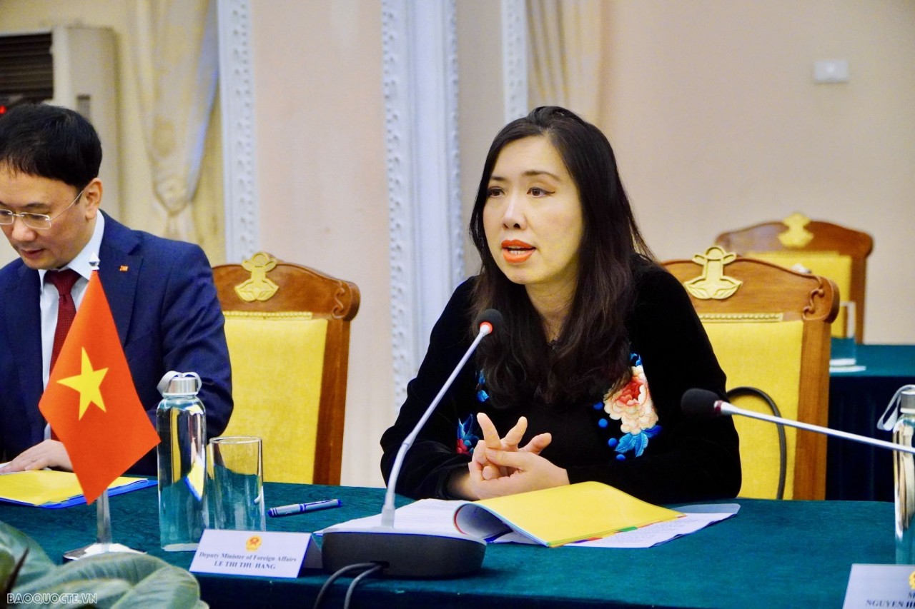 Deputy Foreign Minister Le Thi Thu Hang (Photo: Tuan Viet/The World and Vietnam Report) 