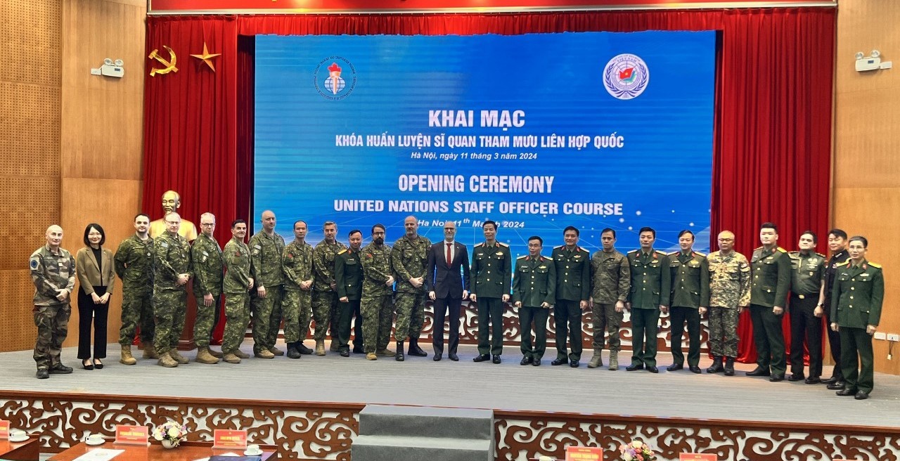 United Nations Staff Officer Training Course Held in Vietnam