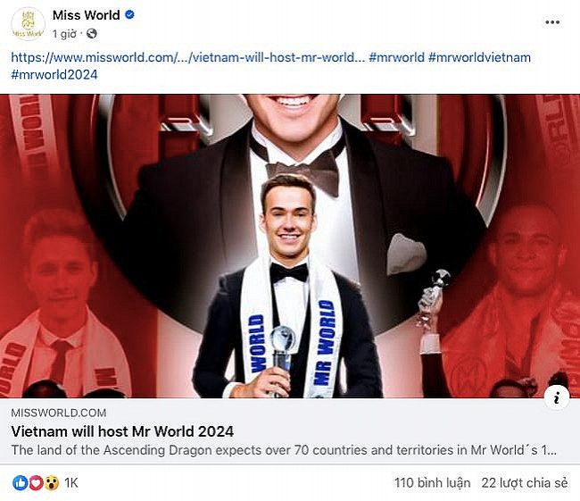 Mr World 2024 to be Held in Vietnam This September