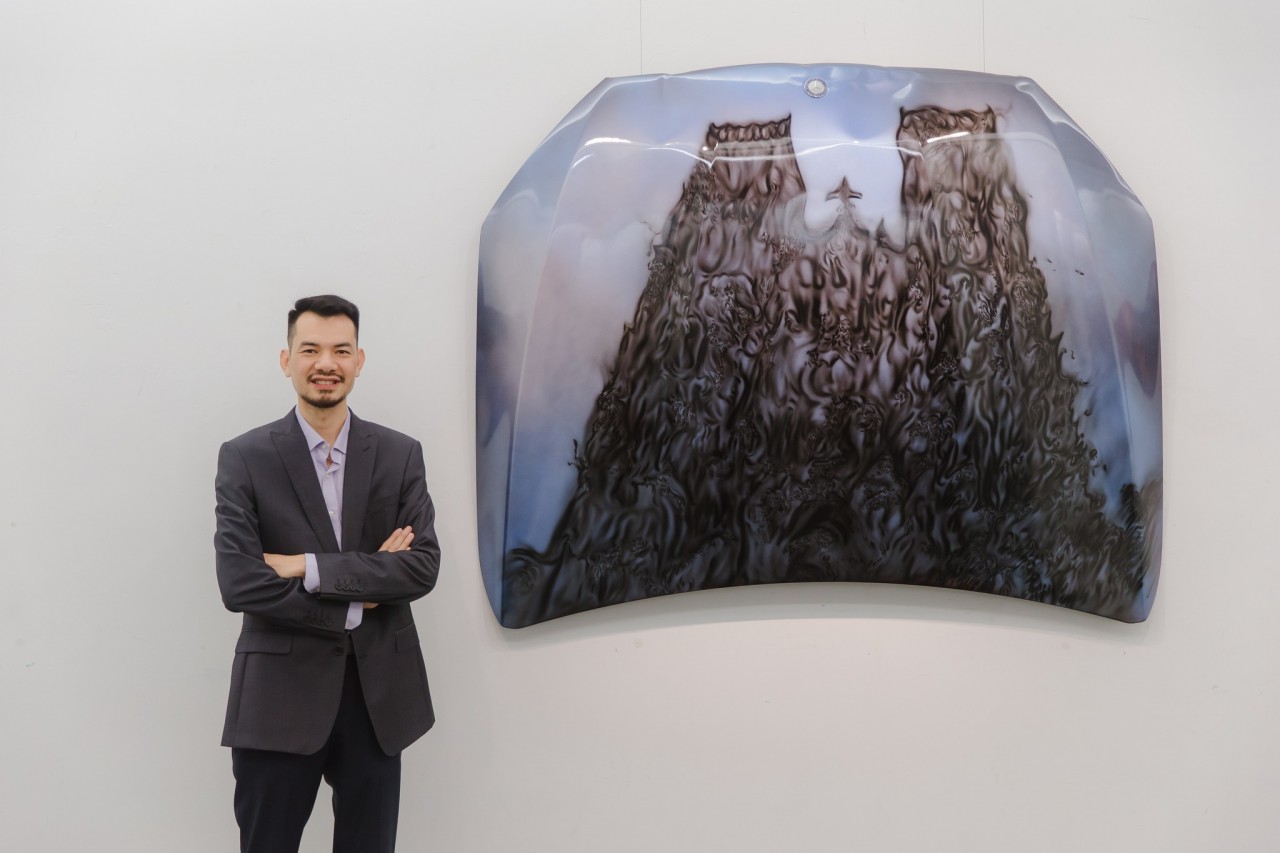 Paintings Winning International UOB Art Competition Display in Hanoi