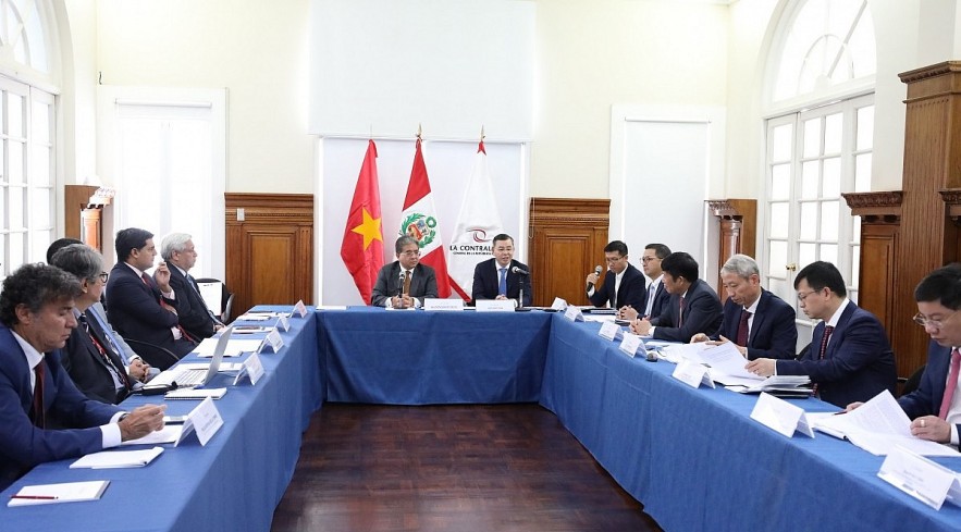 At the working session.