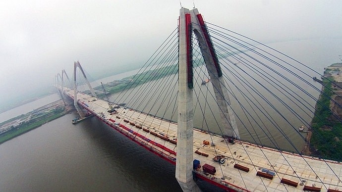 Nhat Tan bridge - a Japanese ODA-funded project.
