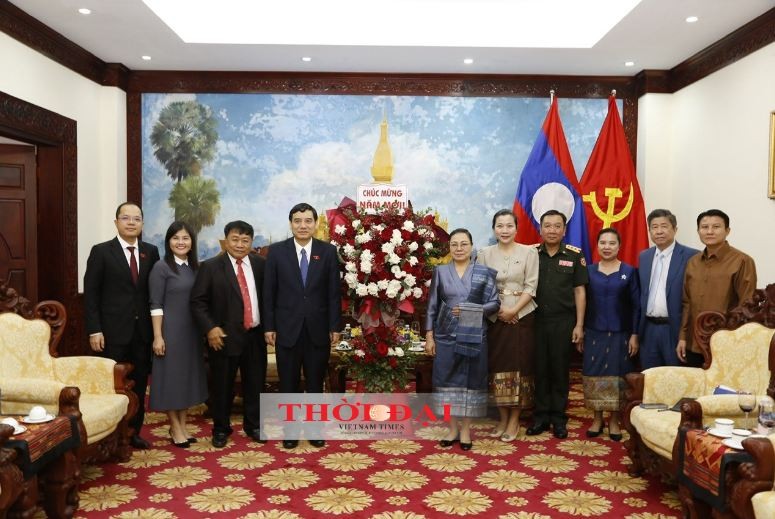 Greetings Extended to Lao Embassy on Lao Traditional New Year