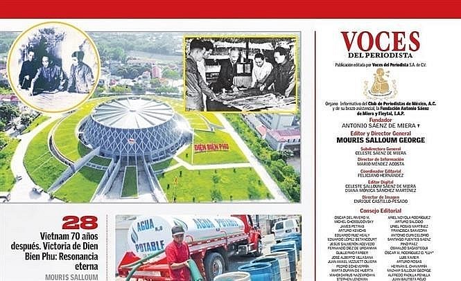 The article on Voces Del Periodista (Photo: VNA)