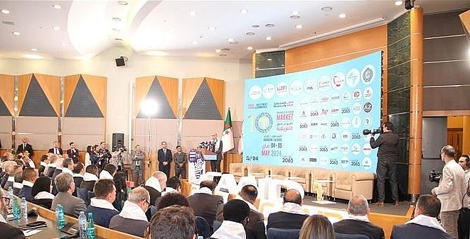 At the forum's opening ceremony.