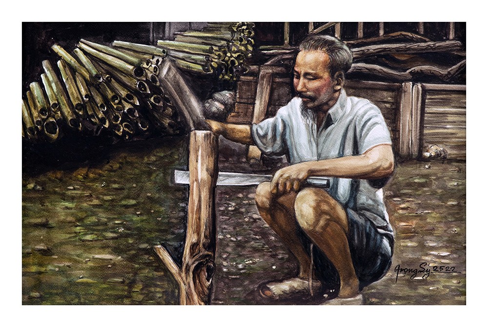 Uncle Ho through Perspective of Overseas Vietnamese Artist