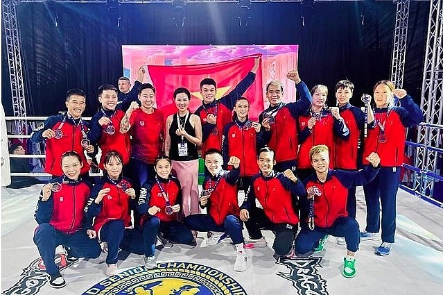 Vietnam ranks ninth in the medal tally of the IFMA Senior World Championships 2024 (Photo: toquoc.vn)