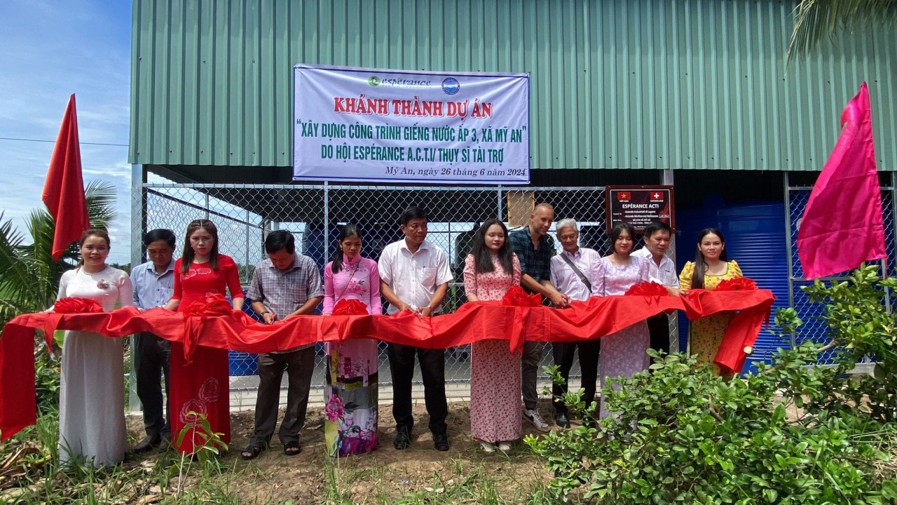 swiss association sponsors projects in kien giang long an