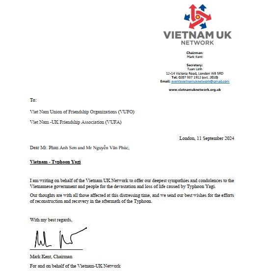 intl friends leaders express solidarity and support for vietnam after typhoon yagi