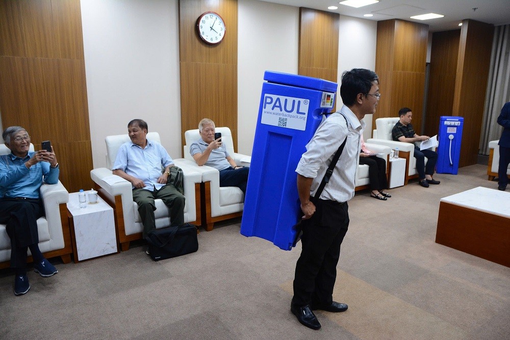 german organization states water filters officially presented to vietnam