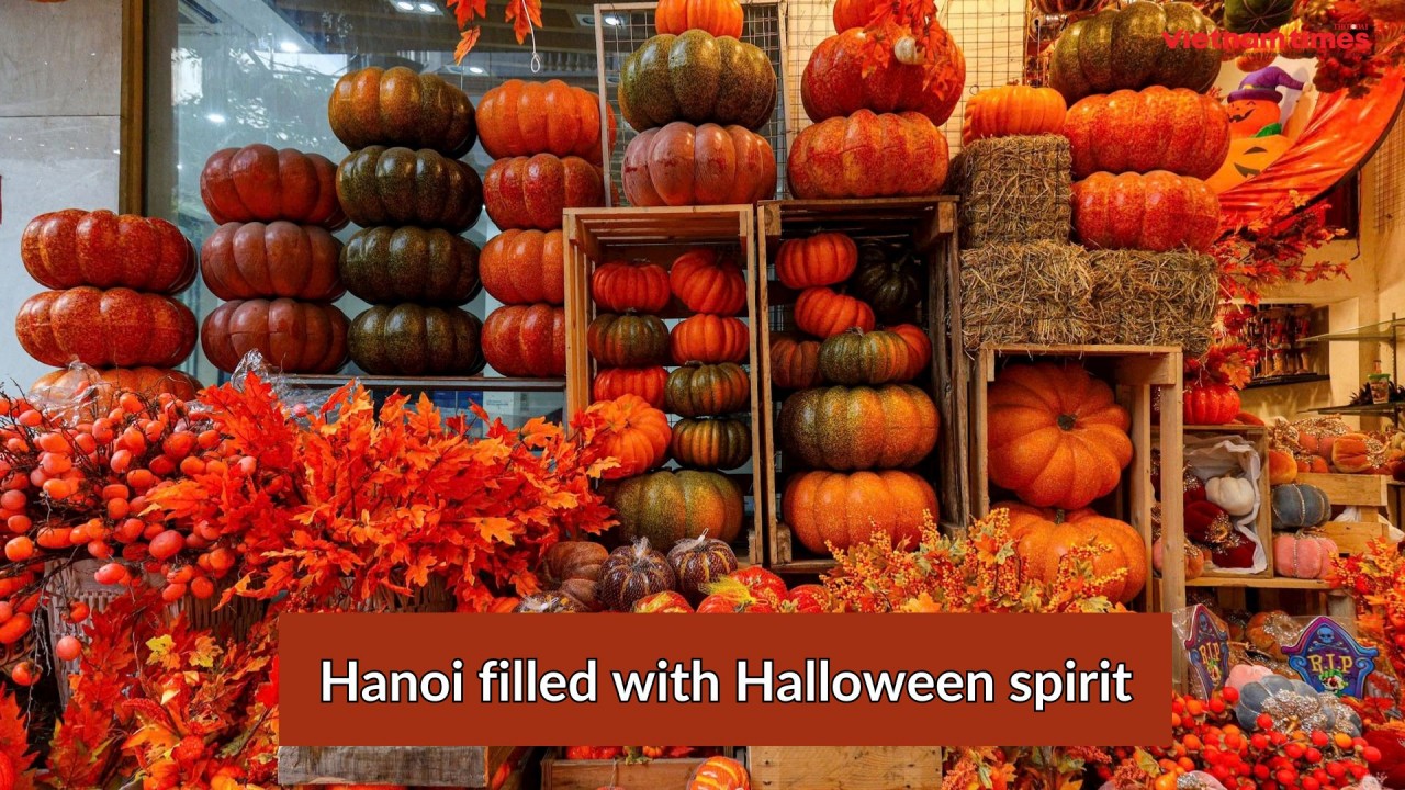 Hanoi Filled with Halloween Spirit
