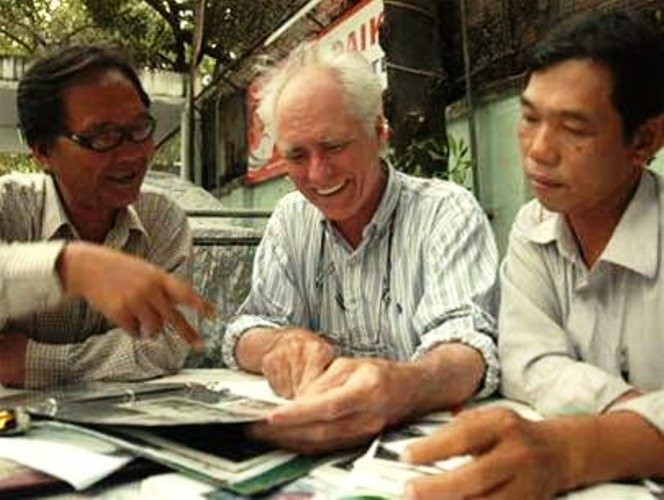 Dick Hughes reunited with the “younger brothers” he once cared for when he returned to Vietnam in 2007.