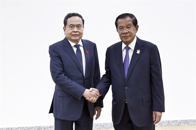 National Assembly Chairman Trần Thanh Mẫn meets with President of the Cambodian People's Party and President of the Cambodian Senate Samdech Techo Hun Sen