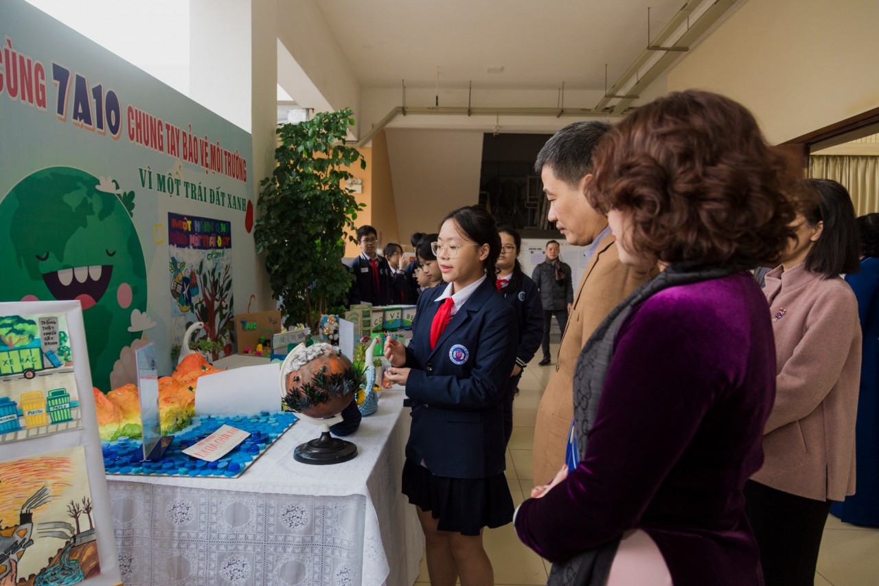 Waste Detox Campaign Concludes Successfully at Ngo Si Lien Secondary School