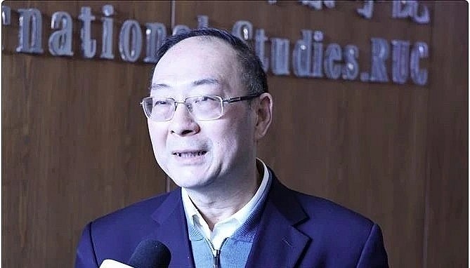 Prof. Jin Canrong, Associate Dean of the School of International Studies at the Renmin University of China.