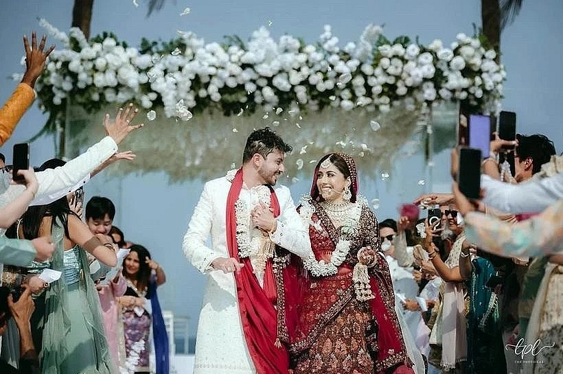 The wedding ceremony of Kulvin Kaur and Dilip Bhawan in Da Nang city (Photo: VNA) The wedding ceremony of Kulvin Kaur and Dilip Bhawan in Da Nang city (Photo: VNA)