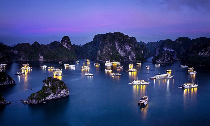 Ha Long Bay.