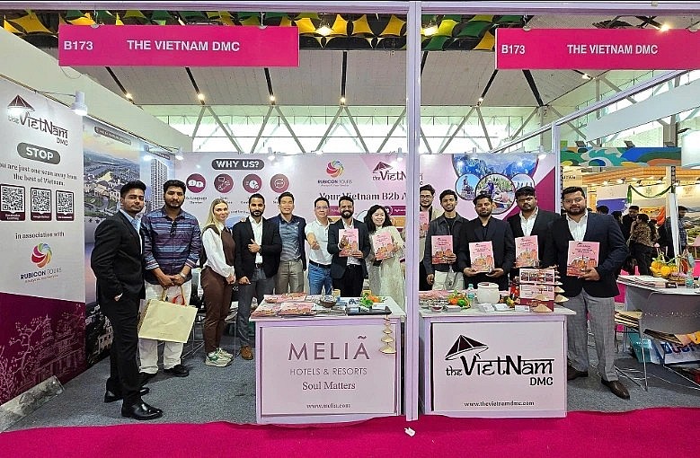 Vietnamese travel agencies and hotels attend SATTE 2025.