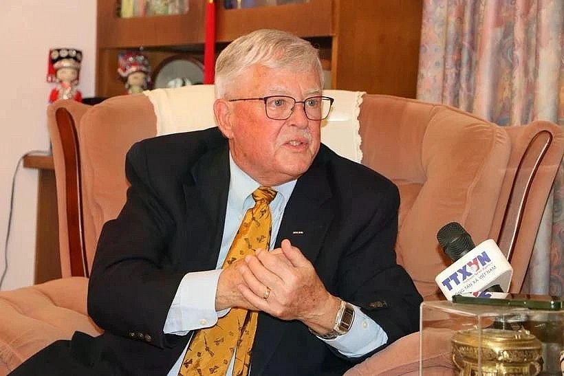 Professor Carl Thayer of the Australian Defence Force Academy under the University of New South Wales (Photo: VNA)
