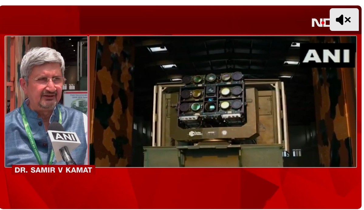India's First Futuristic "Star Wars" Laser Weapon Shoots Down Drone Swarm