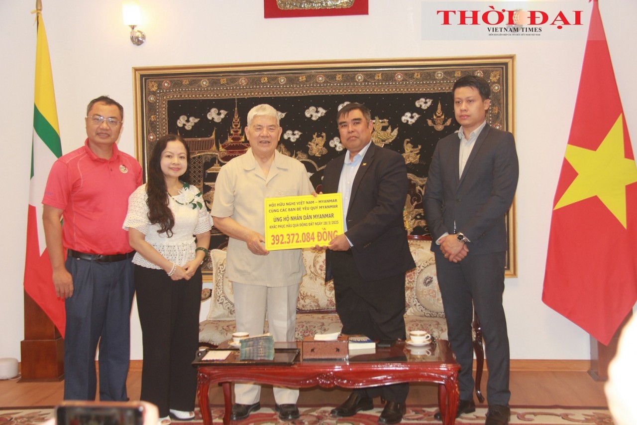 Nearly VND 400 million Donated to Support Myanmar Deal with Earthquake Consequences