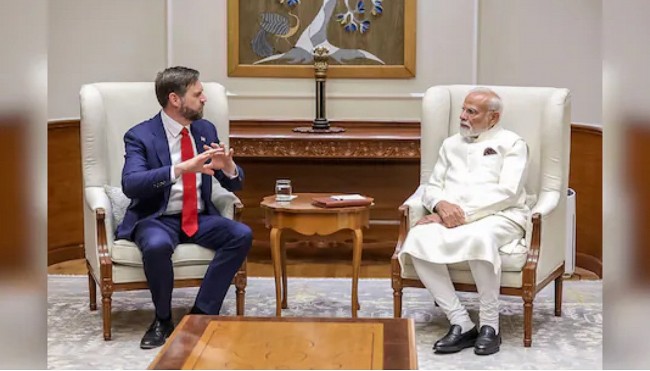 "Great Leader": JD Vance Lauds PM Modi During His India Visit