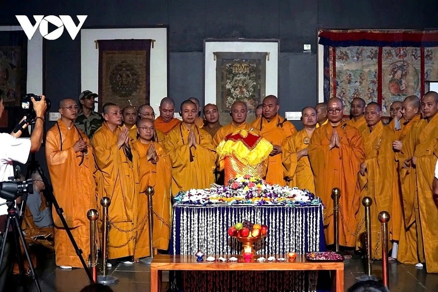 The Sarira of Lord Buddha - the sacred treasure of India - is due to be brought to Vietnam on April 2 morning for display during the United Nations Day of Vesak 2025.