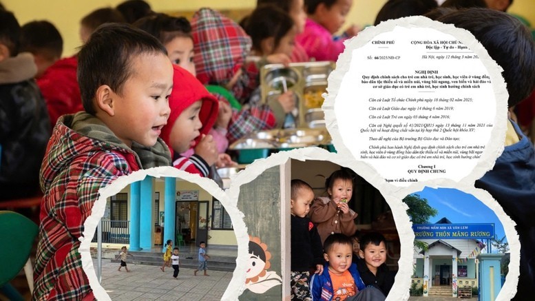Boarding Kindergarten Children Supported with VND360.000/Month