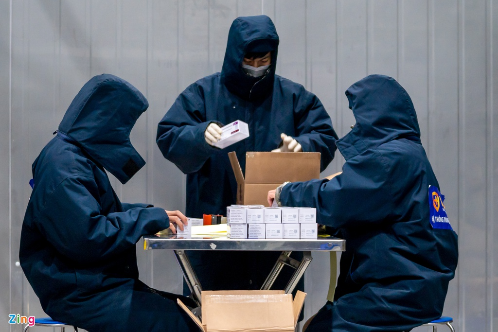 A close look at AstraZeneca Covid-19 vaccine at cold storages in HCMC