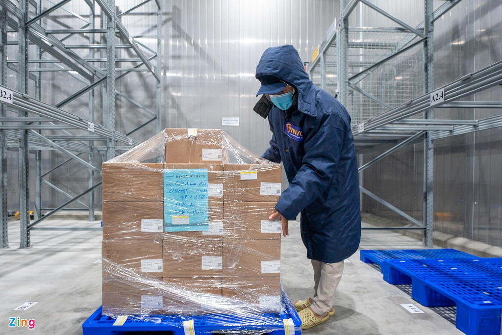 A close look at AstraZeneca Covid-19 vaccine at cold storages in HCMC