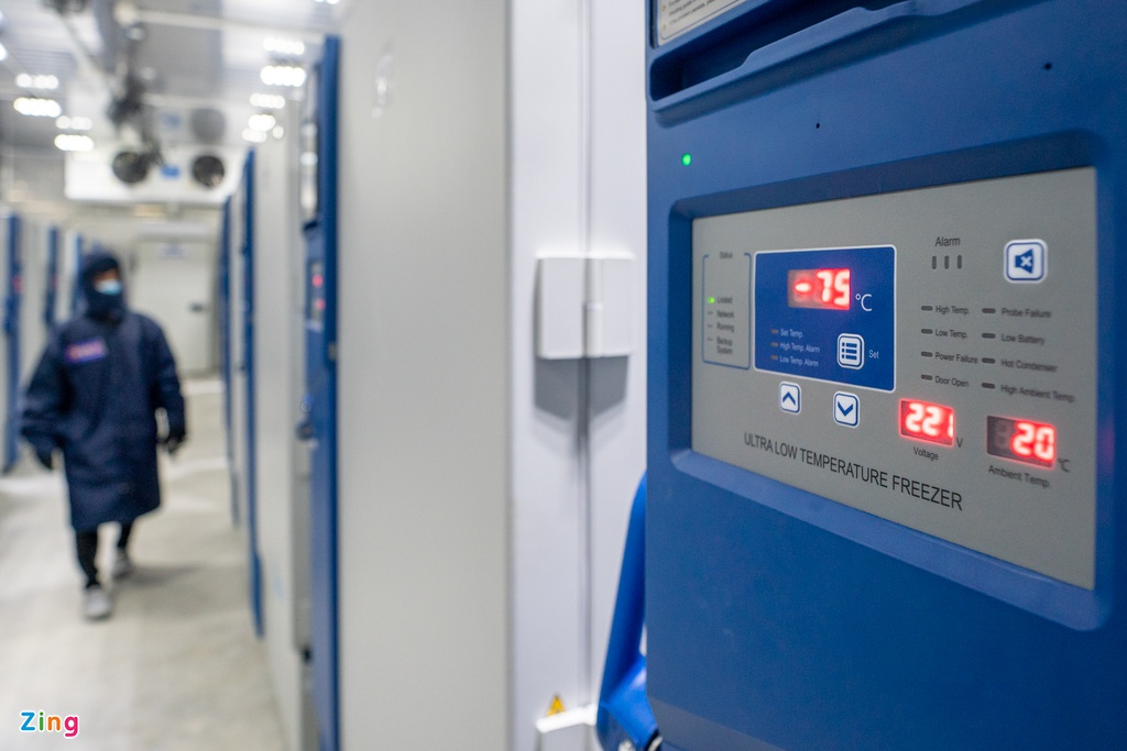 A close look at AstraZeneca Covid-19 vaccine at cold storages in HCMC