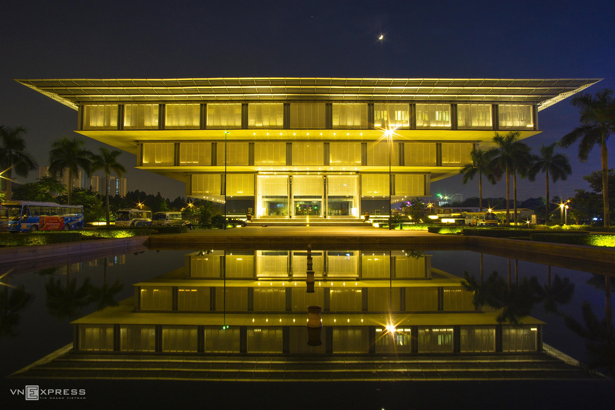 Vietnam’s capital city boasts a resplendent beauty at night